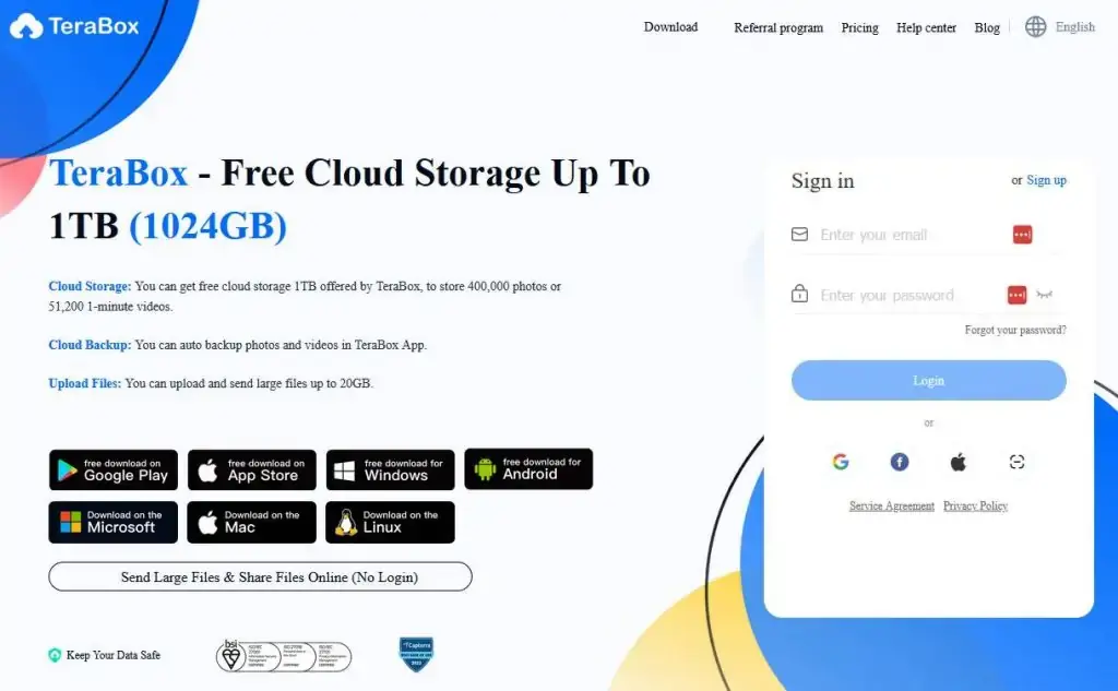 TeraBox vs Other Cloud Storage Providers